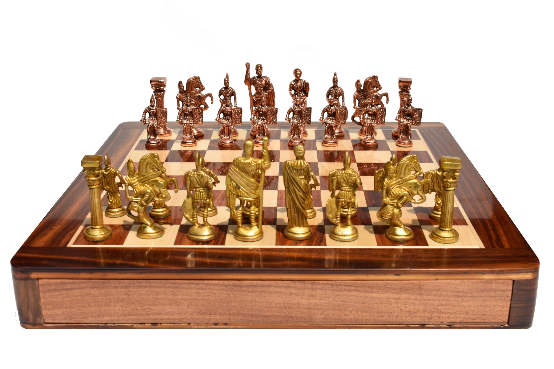 Canada - Chess set - Copper and wood - Catawiki