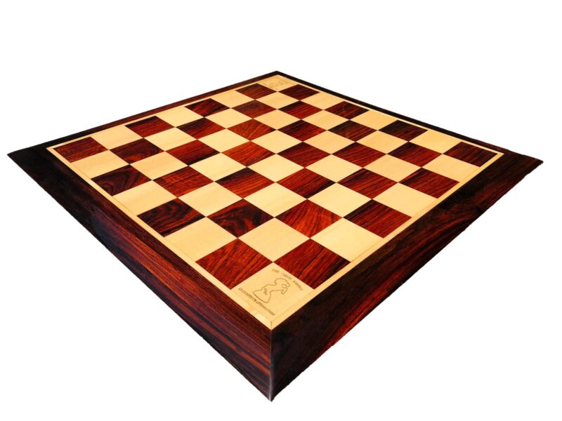 The Beveled Series Chess Board Maple & Rosewood-0