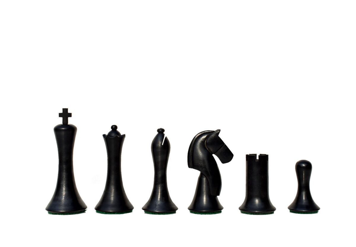 Ulbrich Series Chess Pieces Boxwood & Ebonized 3.75" King-1788