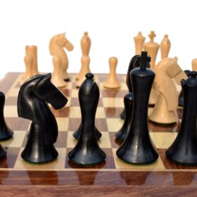 Ulbrich Series Chess Pieces Boxwood & Ebonized 3.75" King-1794