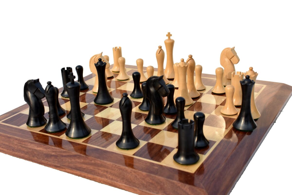 Ulbrich Series Chess Pieces Boxwood & Ebonized 3.75" King-1793