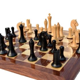 Ulbrich Series Chess Pieces Boxwood & Ebonized 3.75" King-1793