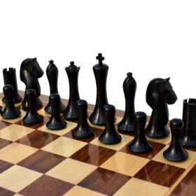 Ulbrich Series Chess Pieces Boxwood & Ebonized 3.75" King-1792