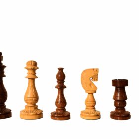 Gumat Series Chess Pieces Boxwood & Sheesham 3.75" King-0