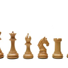 Arabian Series Chess Pieces Boxwood & Ebony 4.4" King-4951