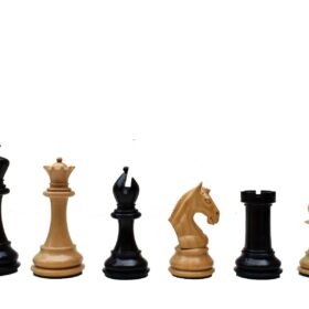 Arabian Series Chess Pieces Boxwood & Ebony 4.4" King-4950