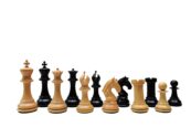 Arabian Series Chess Pieces Boxwood & Ebony 4.4" King-0