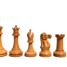 Hampshire Series Chess Pieces Boxwood & Ebony 4.4" King-2803