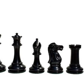 Hampshire Series Chess Pieces Boxwood & Ebony 4.4" King-2804