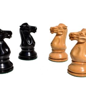 Hampshire Series Chess Pieces Boxwood & Ebony 4.4" King-2805