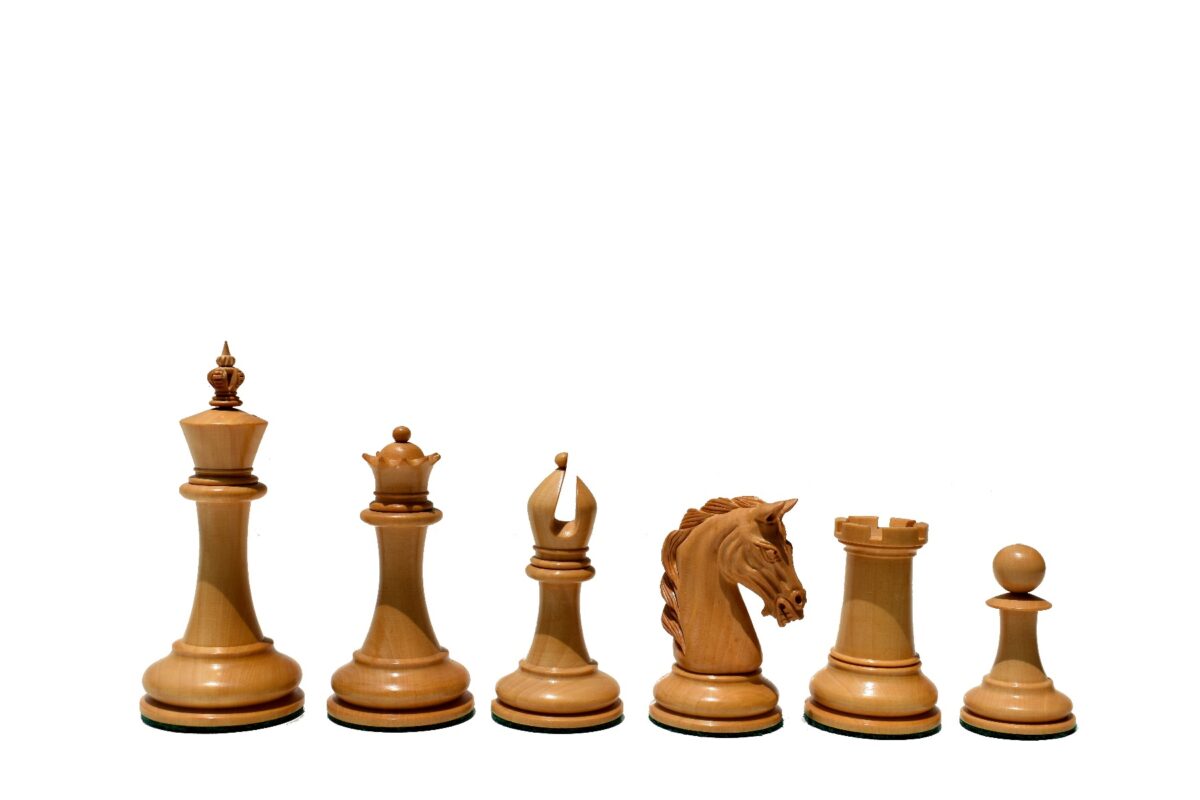 King George Series Chess Pieces Boxwood & Ebony 3.75" King-2744