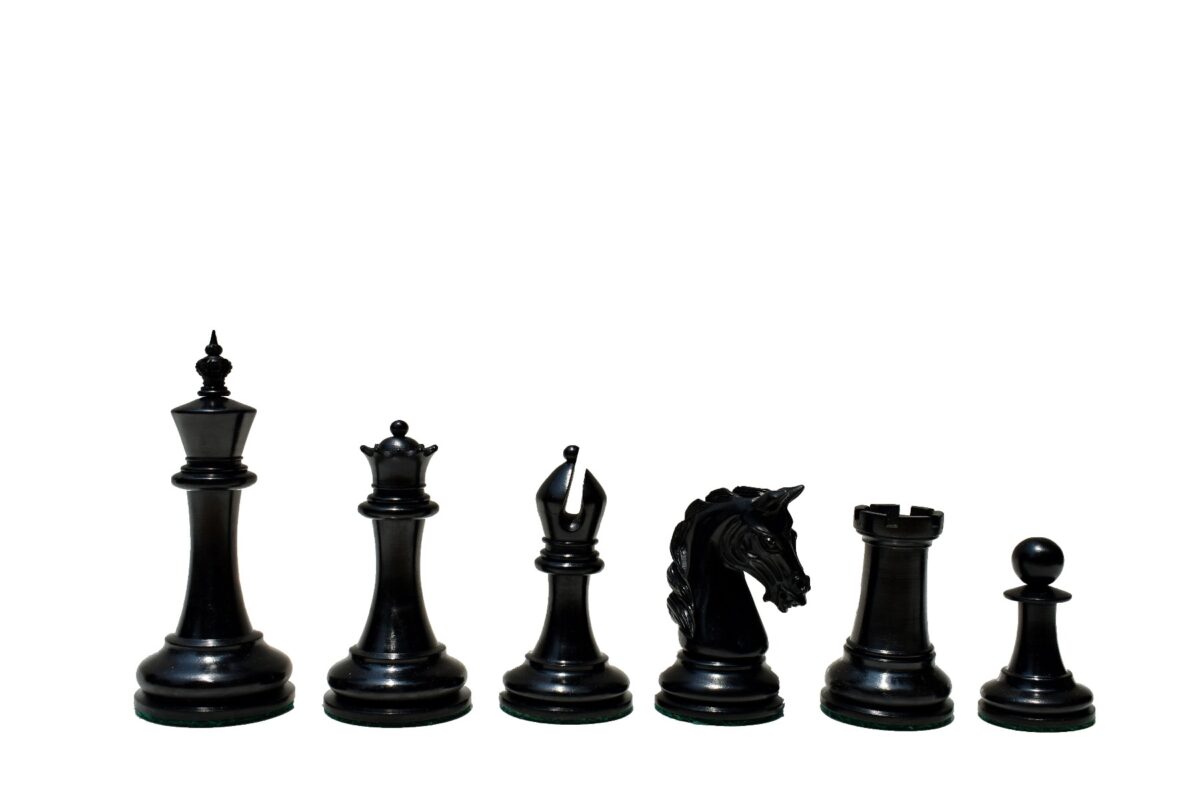 King George Series Chess Pieces Boxwood & Ebony 3.75" King-2745