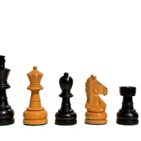 The Marvelous Series Chess Pieces Boxwood & Ebonized 3.25" King-0