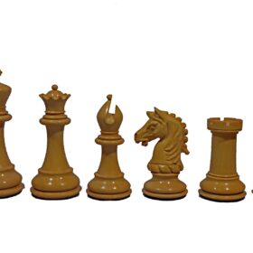 Sebastian Series Chess Pieces Matte Finish Boxwood & Ebony 4.4" King-2685