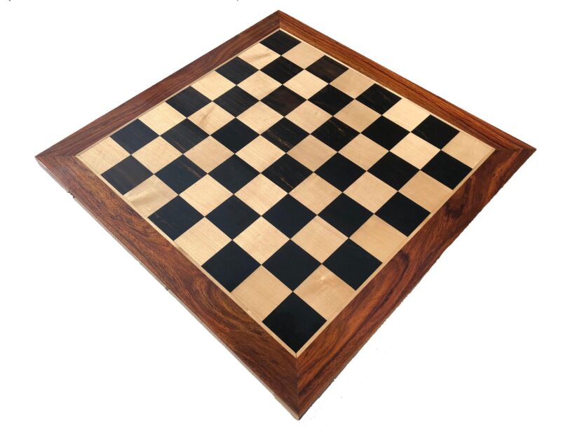 The Collectors Series Luxury Chess Board Maple & Ebony-0