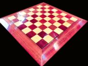 The Empire Series Luxury Chess Boards Maple & Purple Heart Wood-0