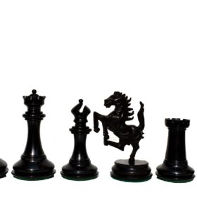 Ferrari Series Chess Pieces Boxwood & Ebony 4.4" King-5081