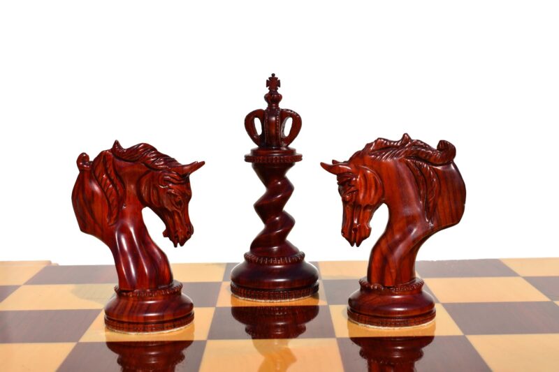 The Goliath Series Chess Pieces Ebony & padauk Prestige 4.5" King-0