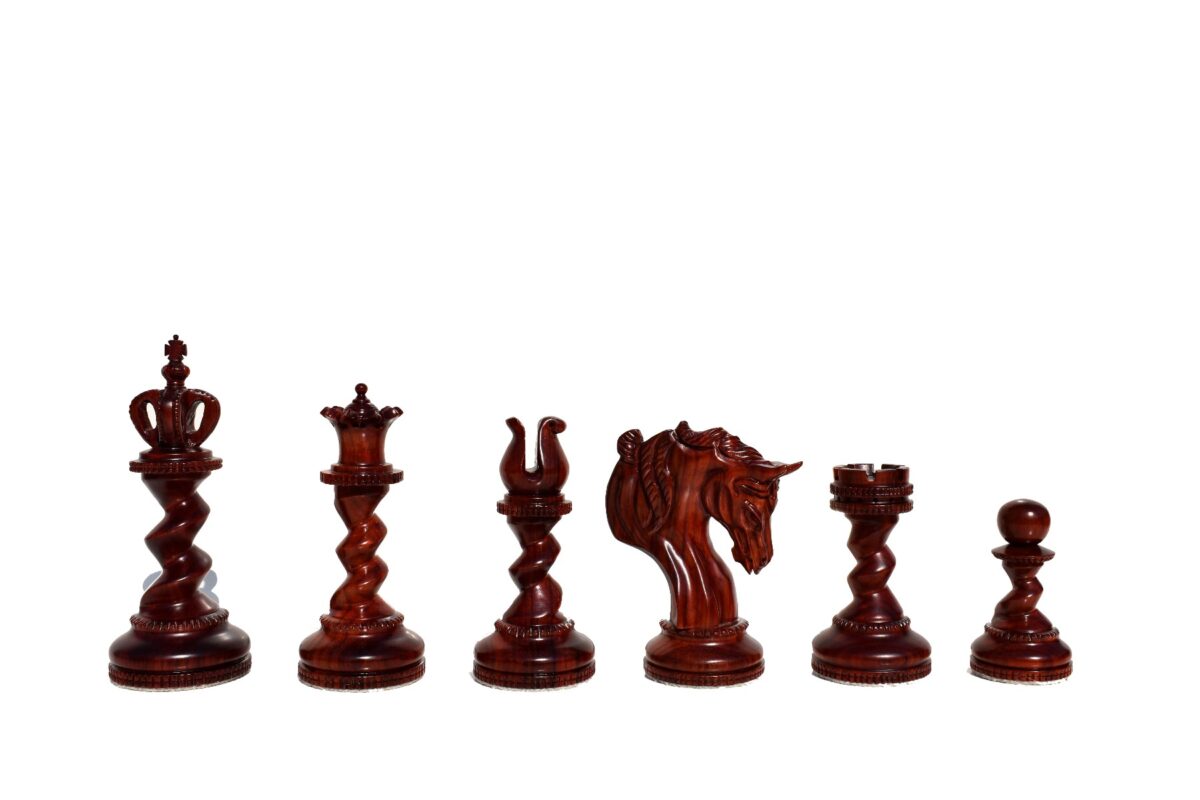 The Goliath Series Chess Pieces Ebony & padauk Prestige 4.5" King-4762