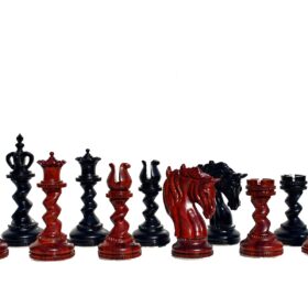 The Goliath Series Chess Pieces Ebony & padauk Prestige 4.5" King-4760