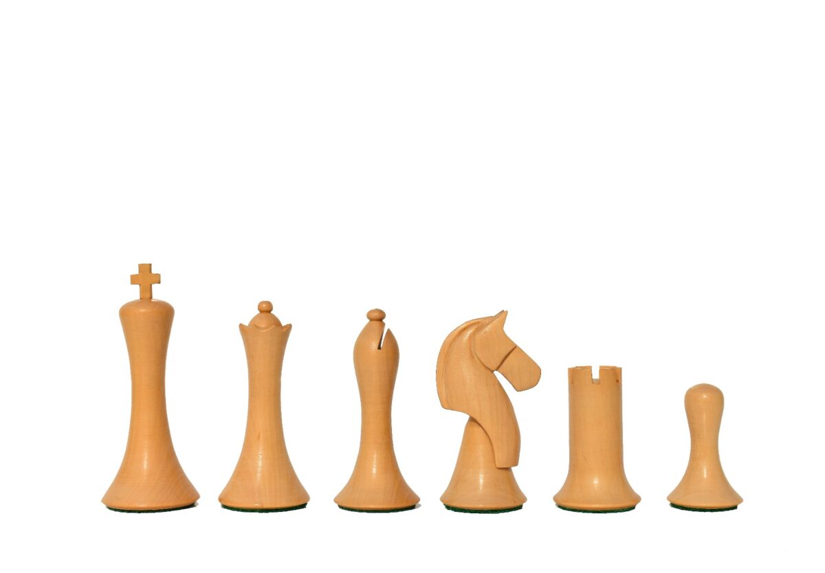 Ulbrich Series Chess Pieces Boxwood & Ebony 3.75" King-5094