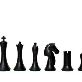 Ulbrich Series Chess Pieces Boxwood & Ebony 3.75" King-0