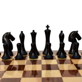 Ulbrich Series Chess Pieces Boxwood & Ebony 3.75" King-5098