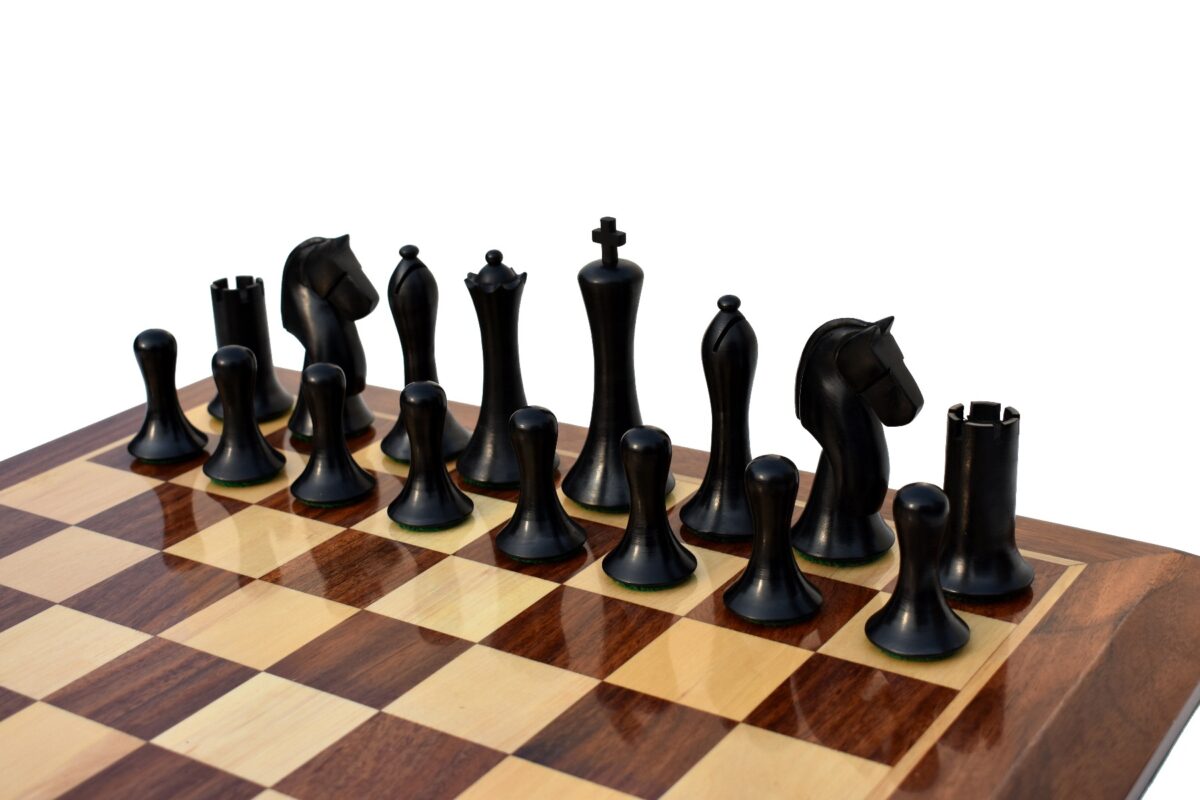 Ulbrich Series Chess Pieces Boxwood & Ebony 3.75" King-5099