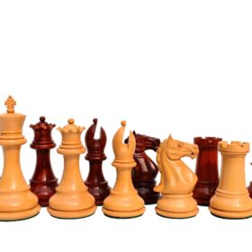 Centurion Series Chess Pieces Boxwood & Padauk 4" King-0