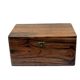 The Albizia Wood Luxury Chess Storage for 3.5" to 4.25" Chess Pieces-0