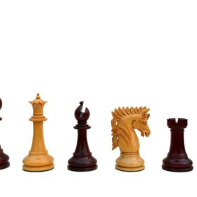 Utgard Castle Series Chess Pieces Bowood & African Padauk 4.4" King-6139