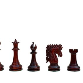 Utgard Castle Series Chess Pieces Bowood & African Padauk 4.4" King-6141