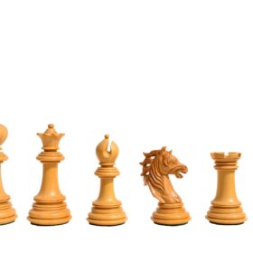 Royal Admiral Series Chess Pieces Boxwood & Ebony (Matte Finish) 4.4" king-6147