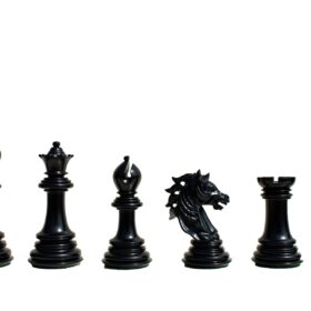 Royal Admiral Series Chess Pieces Boxwood & Ebony (Matte Finish) 4.4" king-6148