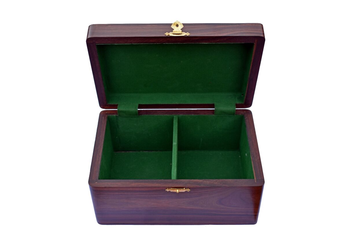 Rosewood Chess Storage Box for 3.5" to 4.25" Chess pieces-5656