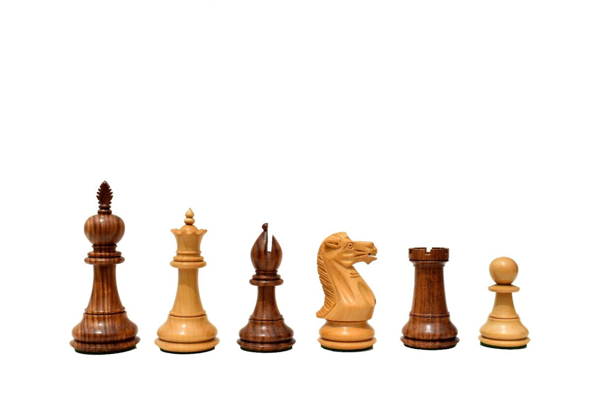 The Royal Knight Staunton Chess Pieces 4" King -0