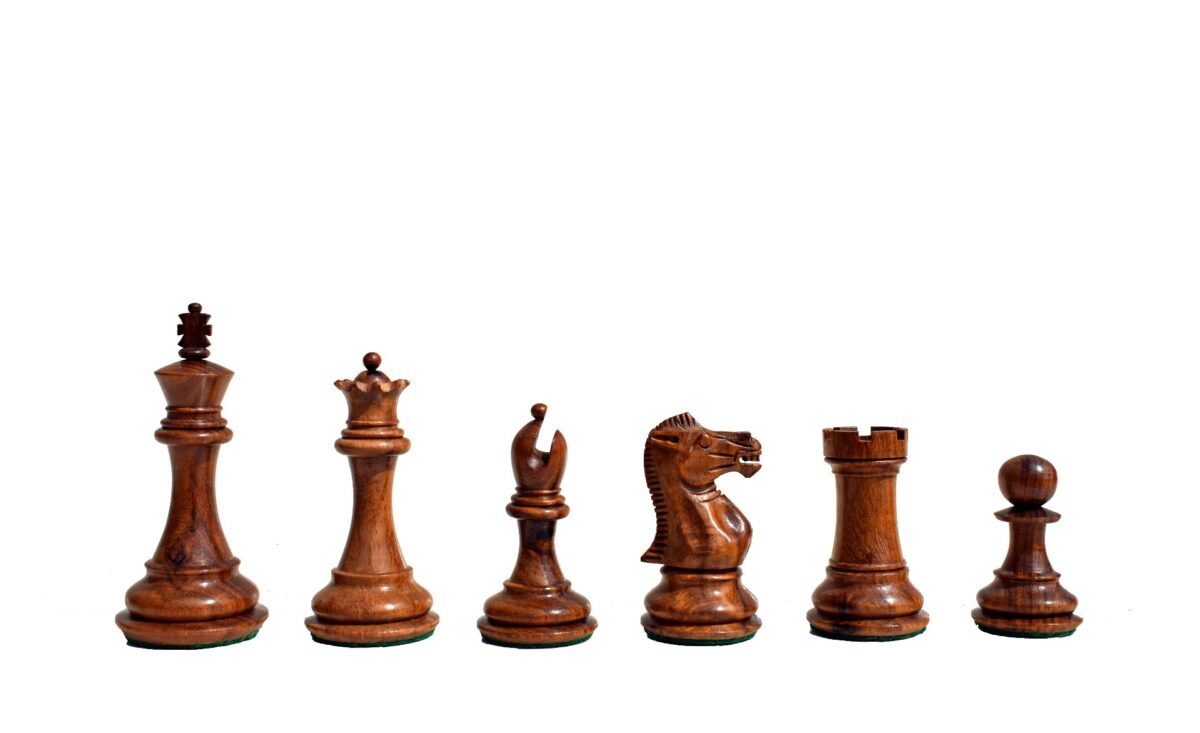 Collector Series Iv Chess Pieces Boxwood & Sheesham 3" King-5889