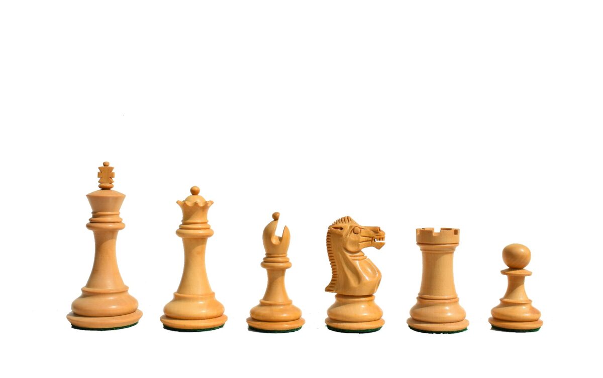 Collector Series Iv Chess Pieces Boxwood & Sheesham 3" King-5888