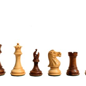 Collector Series Iv Chess Pieces Boxwood & Sheesham 3" King-0