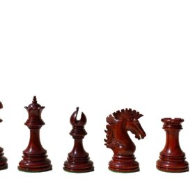 Wellington Series Chess Pieces Boxwood & Padauk 4.4" King-6354