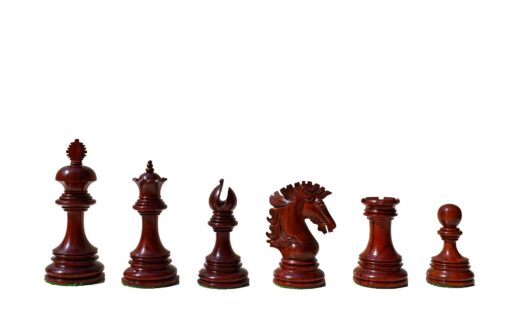 Wellington Series Chess Pieces Boxwood & Padauk 4.4" King-6354