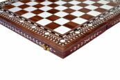 The Heritage Foldable handcrafted Chess Board Sheesham wood with Rare Inlay workmanship -0