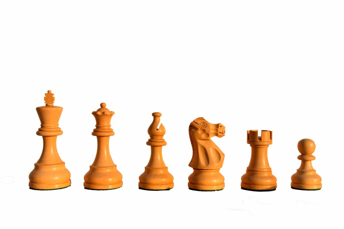 The American Series Chess Pieces Boxwood & Sheesham 3.75" King-6820