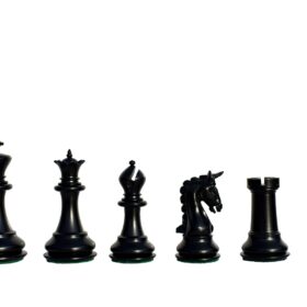 The Cambridge Series Chess Pieces Boxwood & Ebony 4.25" King-7104