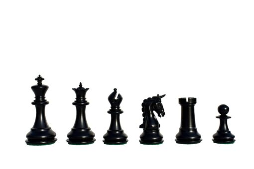 The Cambridge Series Chess Pieces Boxwood & Ebony 4.25" King-7104