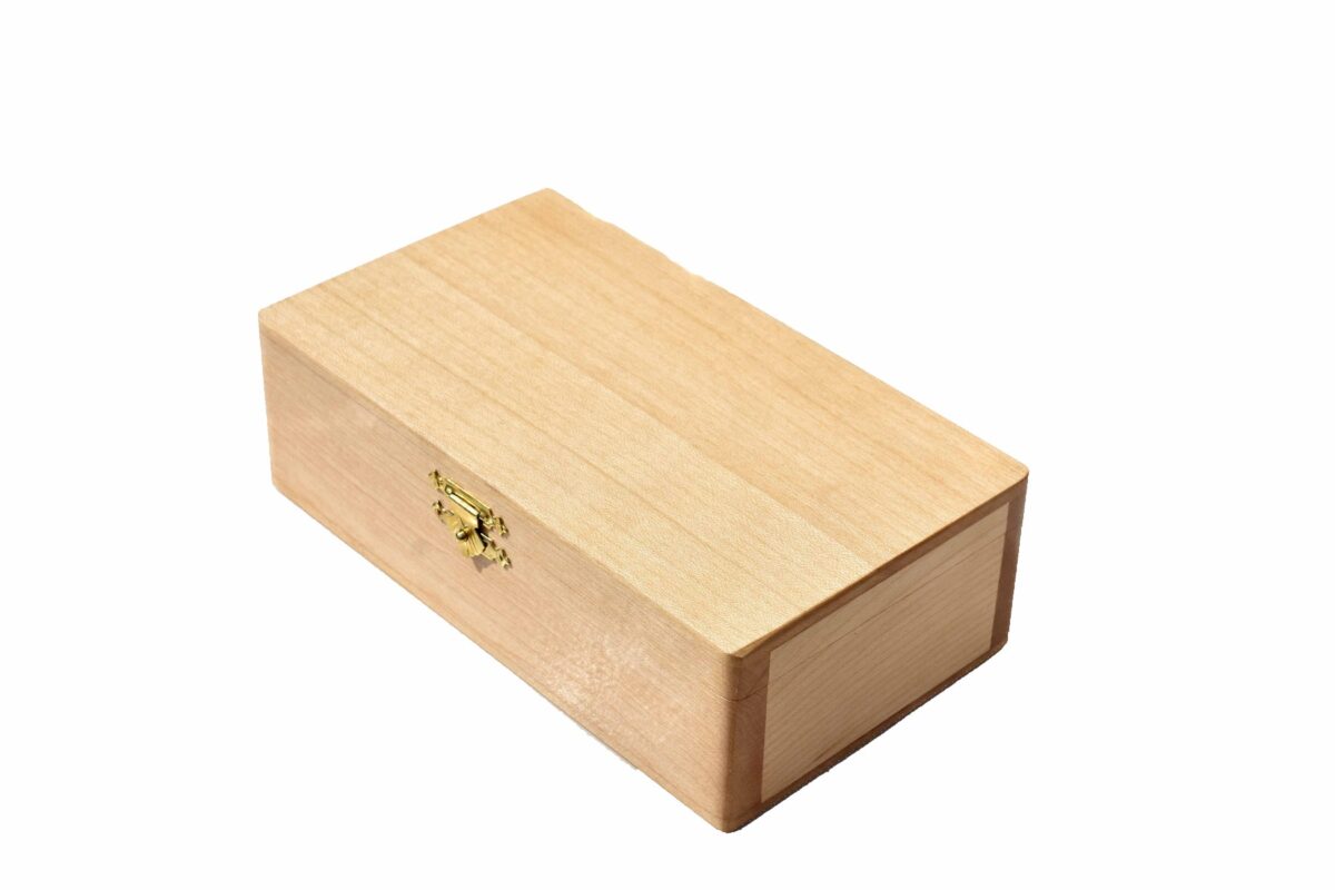 Chess Storage Box Canadian Maple Wood 3.5" King to 4.25" King -7350