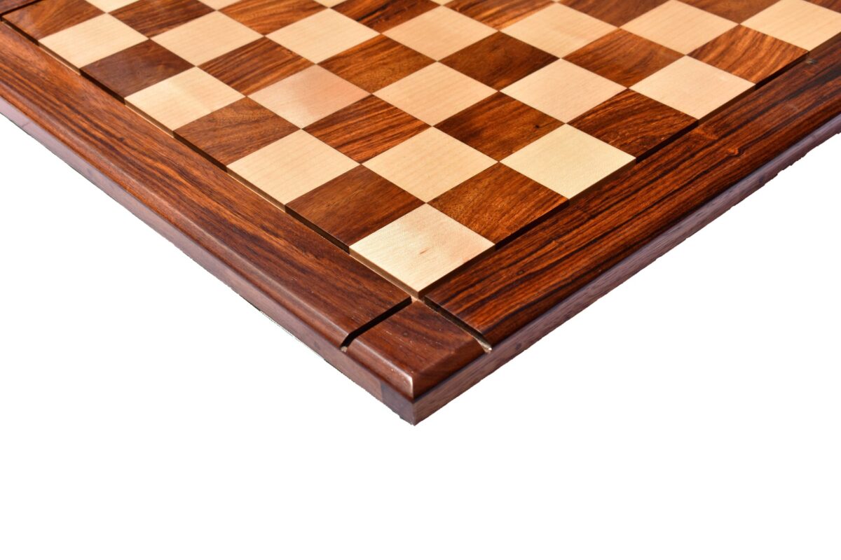 Classic Tournament Series chess board Maple & Sheesham wood 2" Square-0