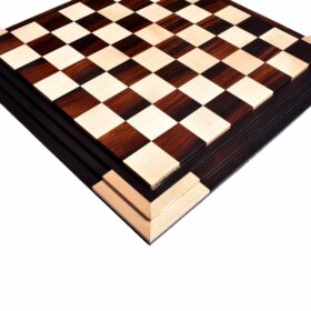 The Emperors Field Chess Board Maple & Rosewood 2" Square-0