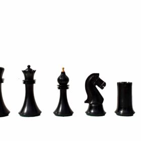 Forever Chessmen Series chess pieces Boxwood & Ebonized 3.5" King-7466