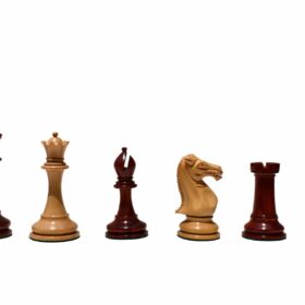 Queens Gambit Series chess pieces Boxwood & Padauk 4" King-7796